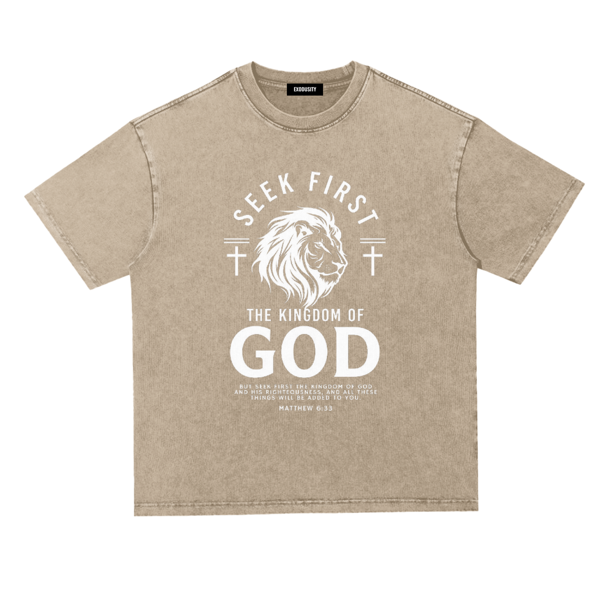 Snow Washed Heavyweight Oversize T-Shirt