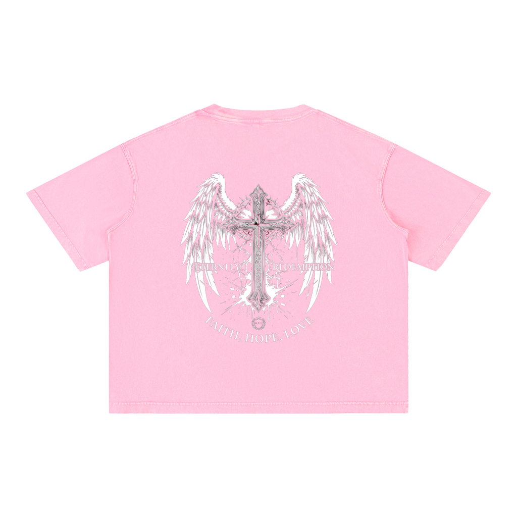 Mineral Wash Boxy Cotton T-Shirt