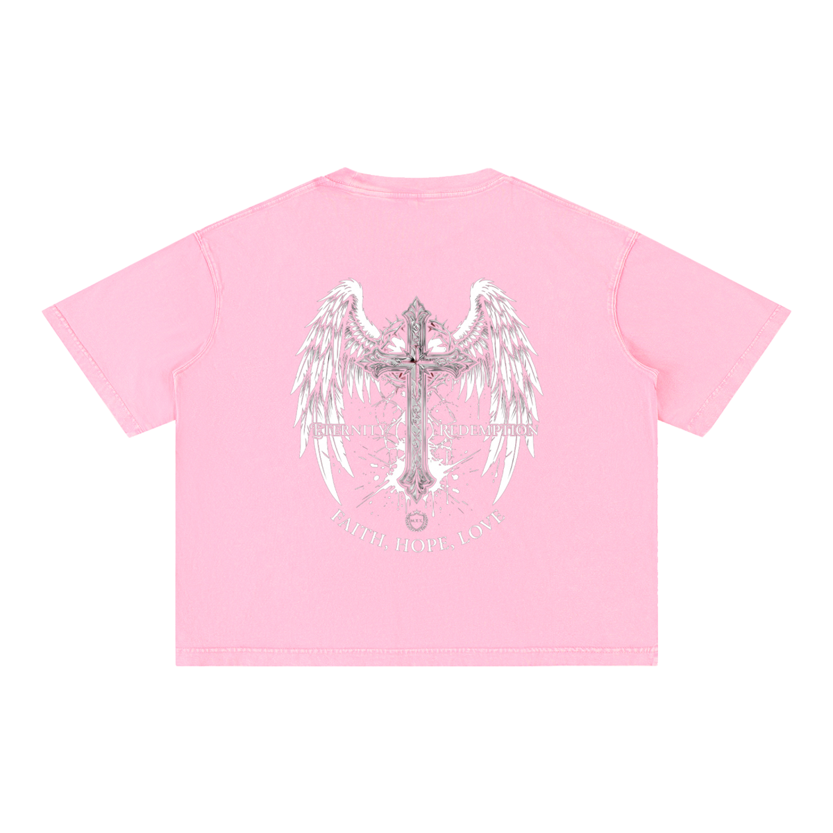 Mineral Wash Boxy Cotton T-Shirt