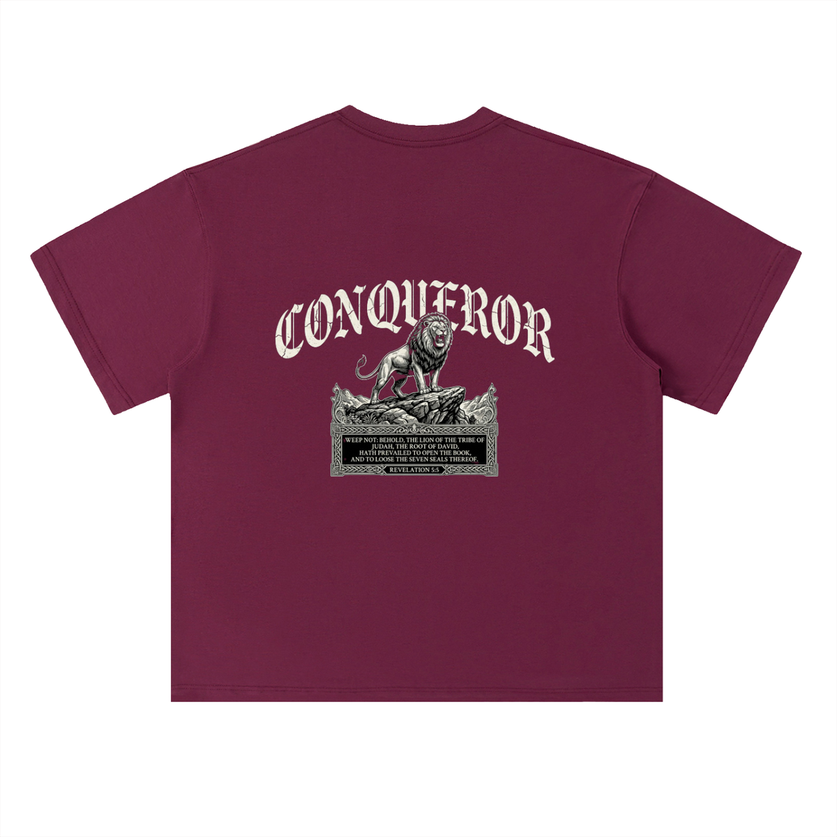 Heavyweight Drop Shoulder Cotton T-Shirt