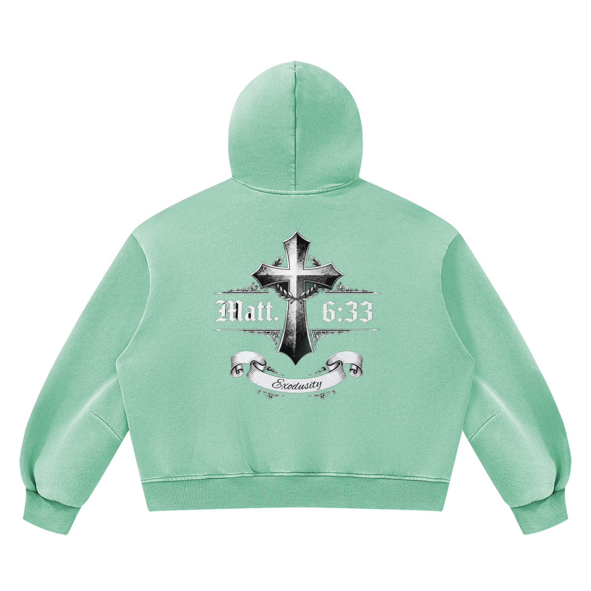 Unisex Vintage Wash Boxy Fleece Hoodie