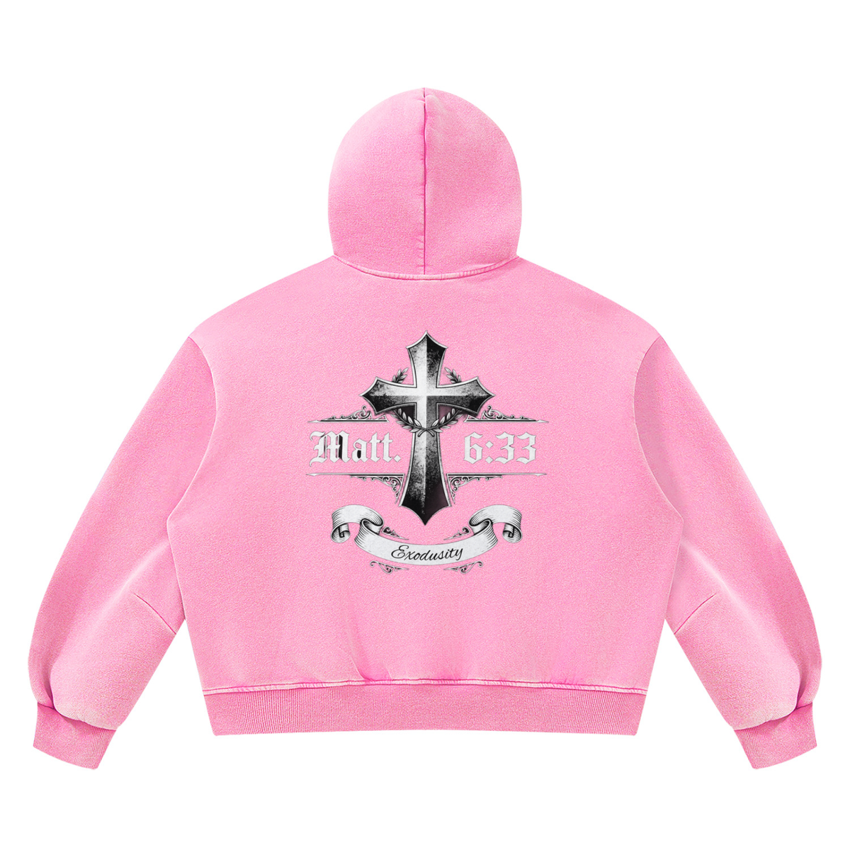 Unisex Vintage Wash Boxy Fleece Hoodie