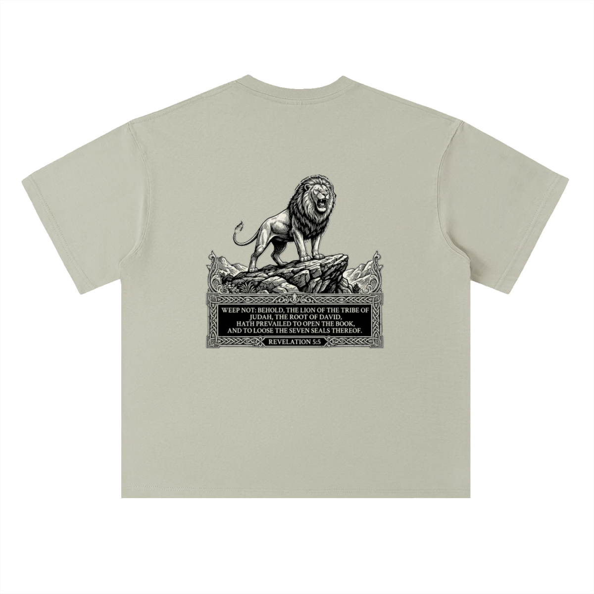 Heavyweight Drop Shoulder Cotton T-Shirt