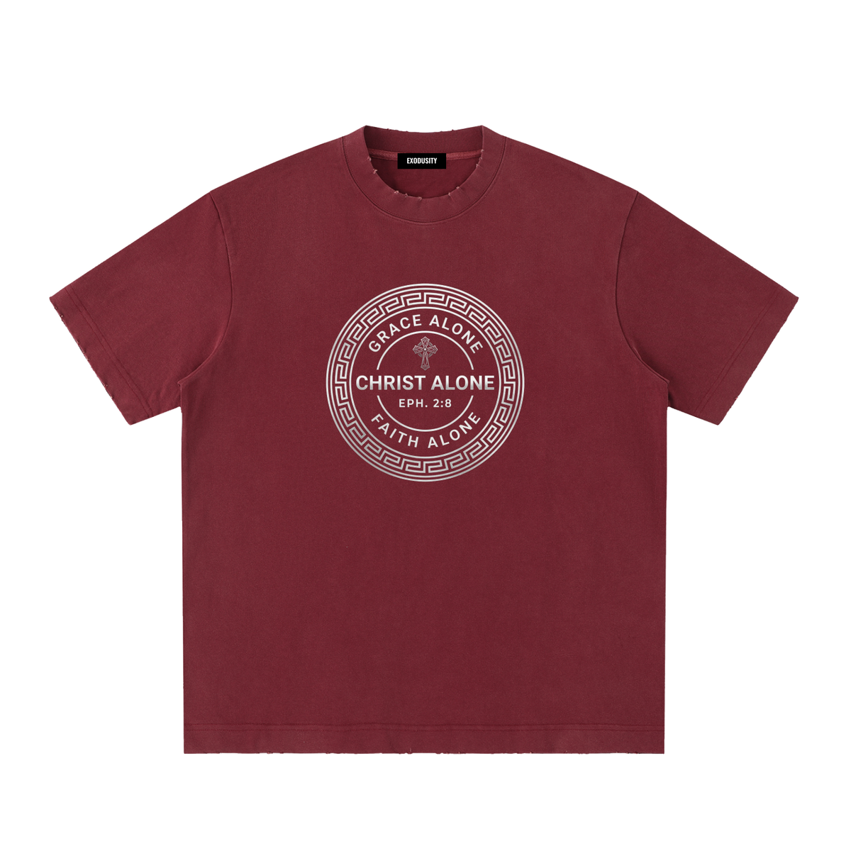 Heavyweight Vintage Washed Frayed T-Shirt