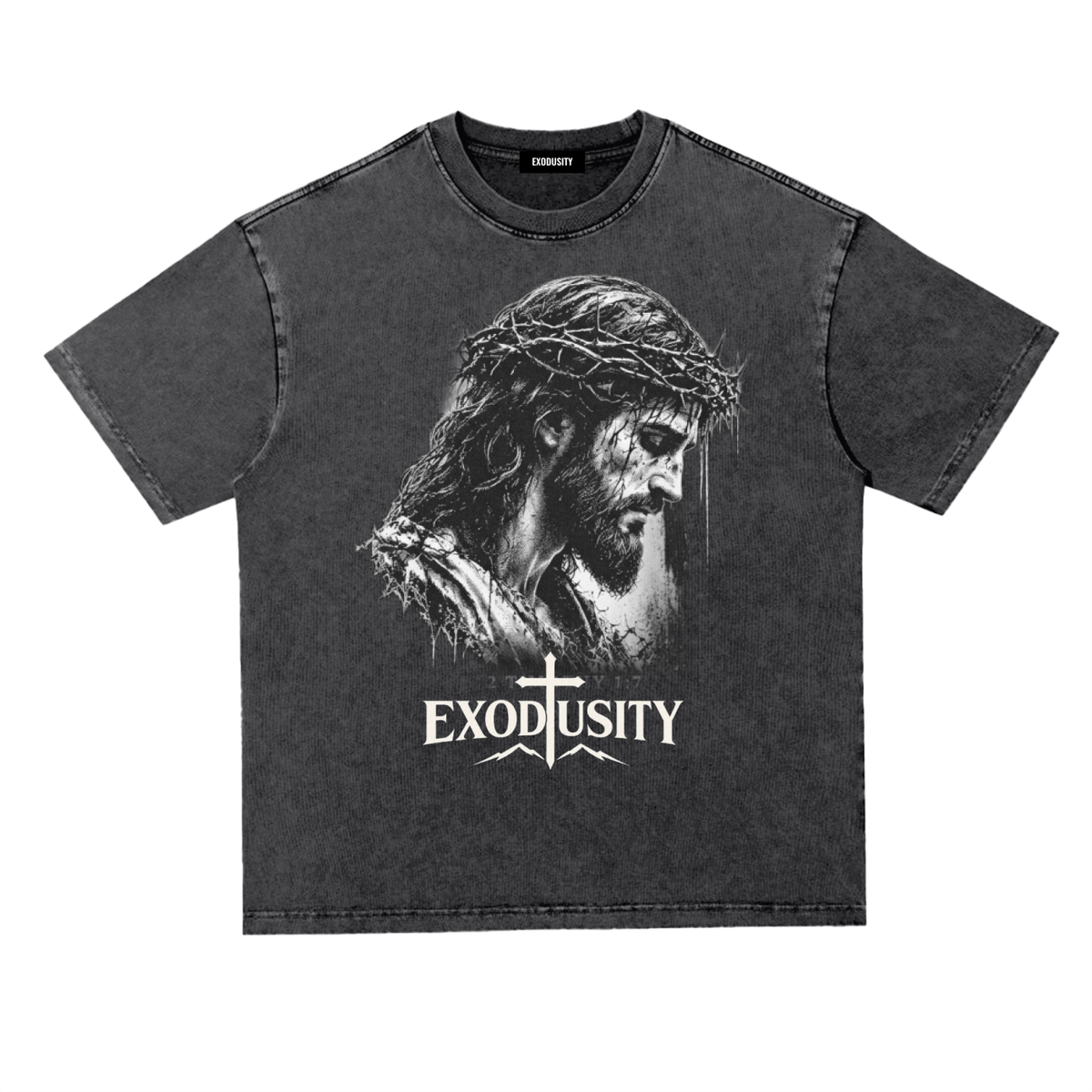Snow Washed Heavyweight Oversize T-Shirt