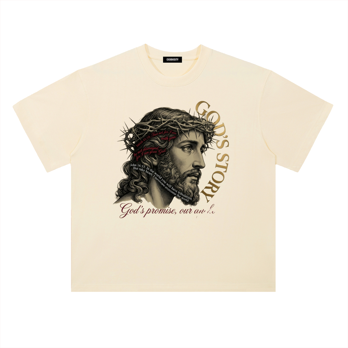 Heavyweight Drop Shoulder Cotton T-Shirt