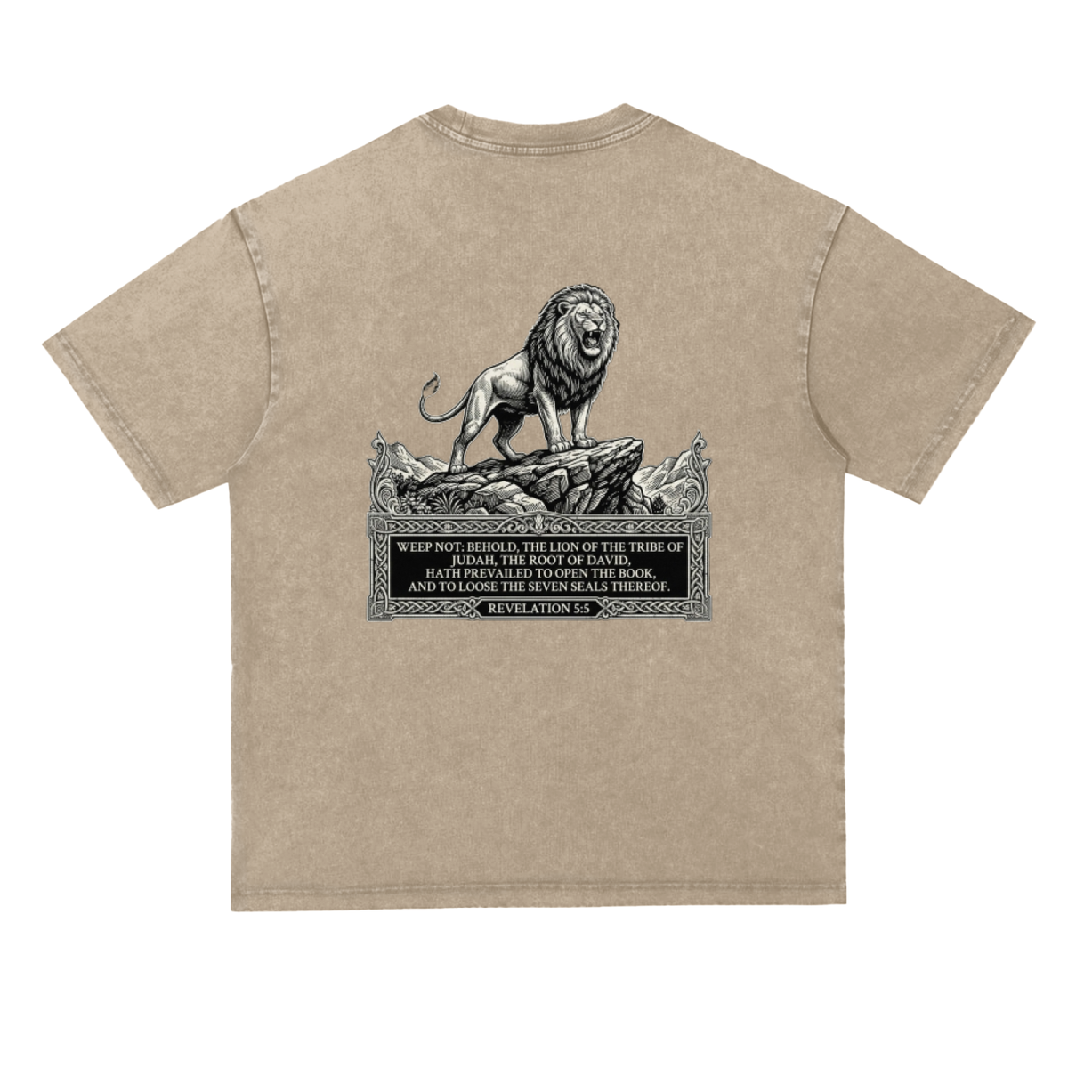 Snow Washed Heavyweight Oversize T-Shirt