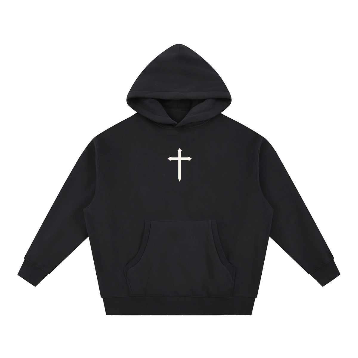 Essential Oversized Boxy Fit Fleece Hoodie