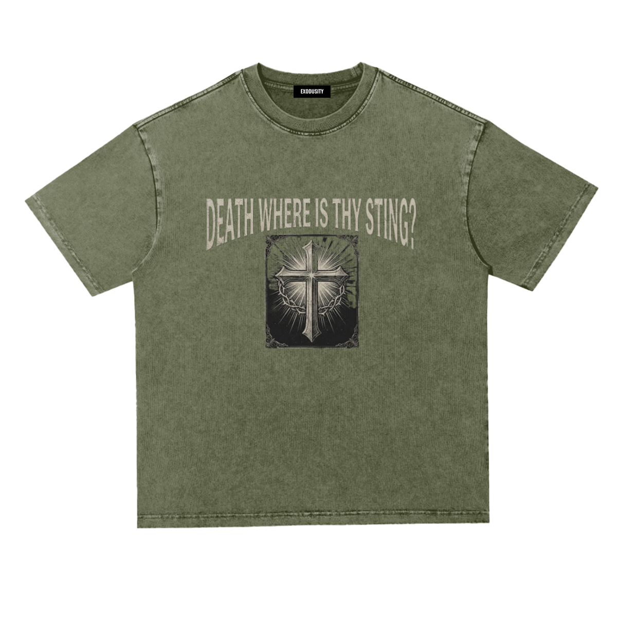 Snow Washed Heavyweight Oversize T-Shirt