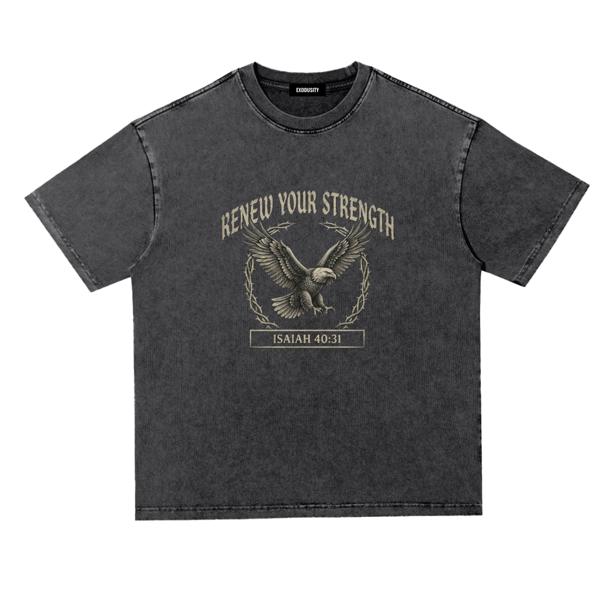Snow Washed Heavyweight Oversize T-Shirt