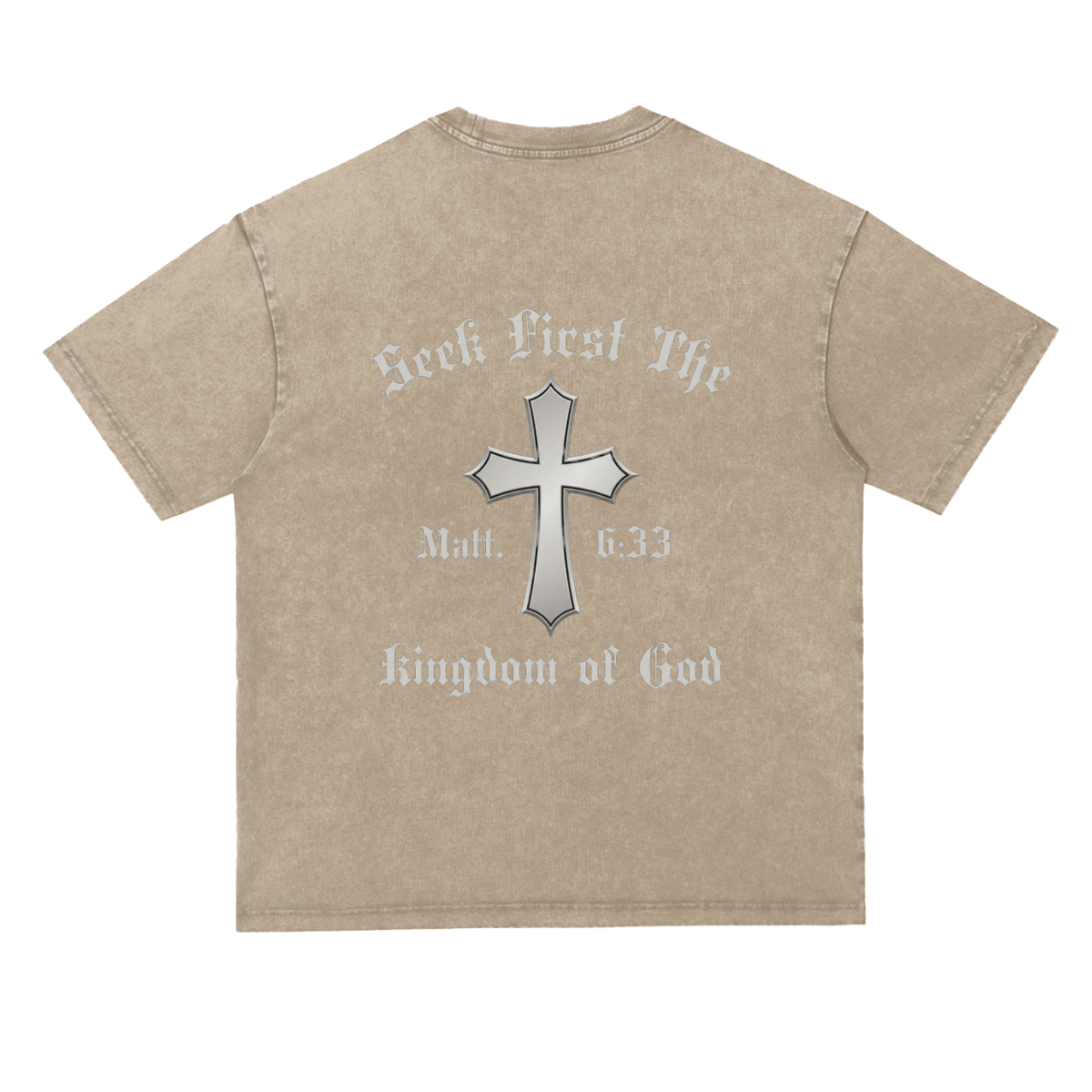 Snow Washed Heavyweight Oversize T-Shirt