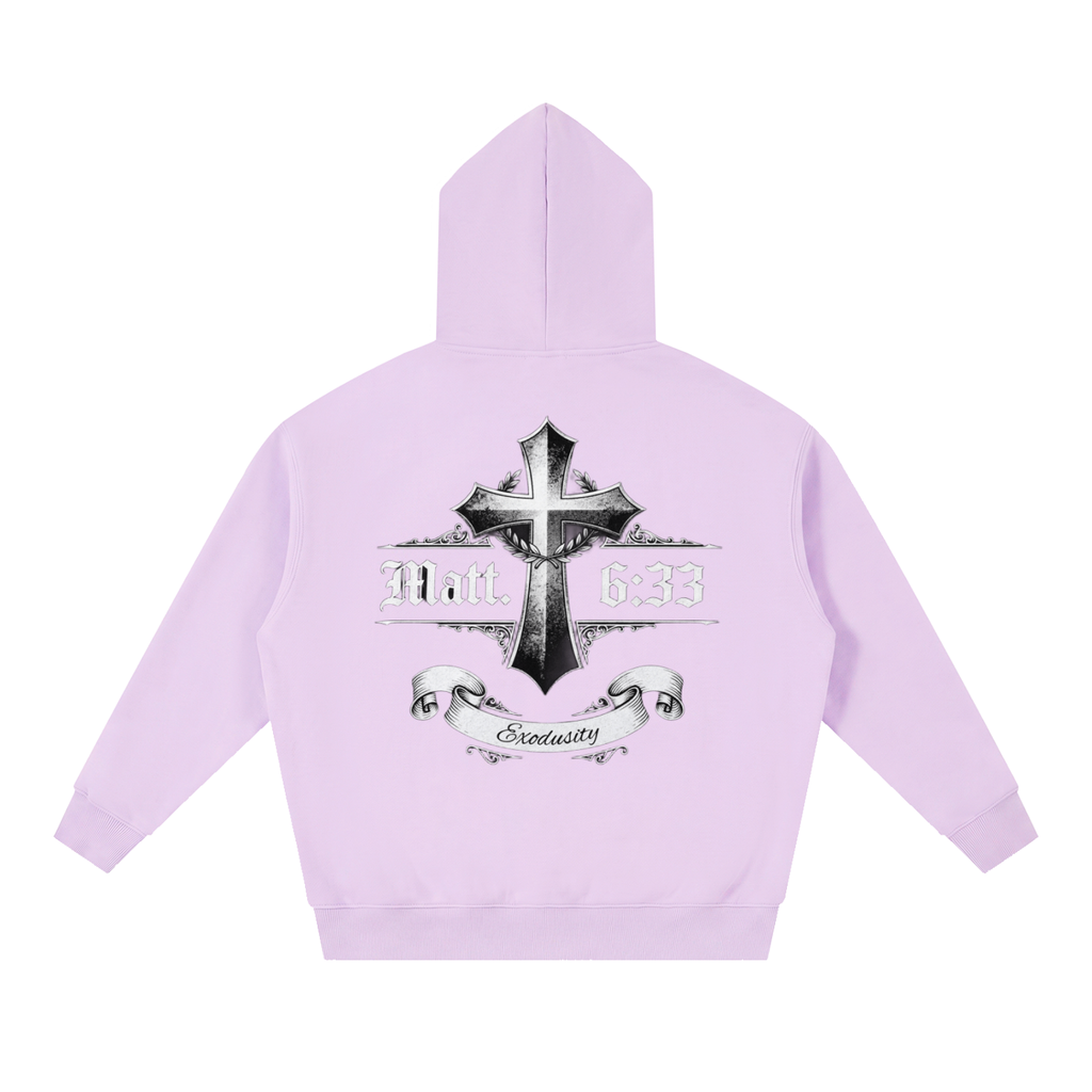 Essential Oversized Boxy Fit Fleece Hoodie