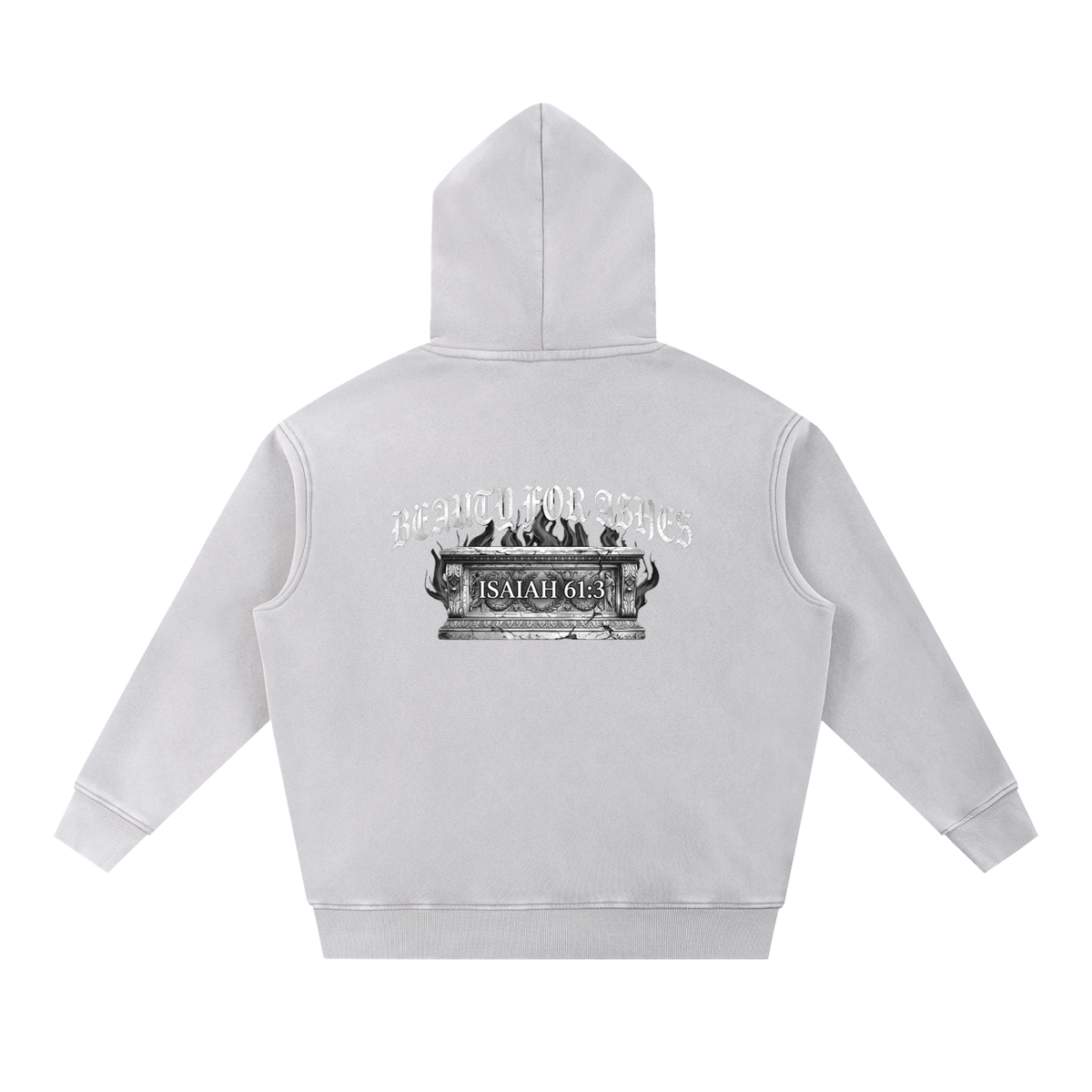 Snow Wash Oversized Fleece Hoodie | 355gsm Unisex Streetwear
