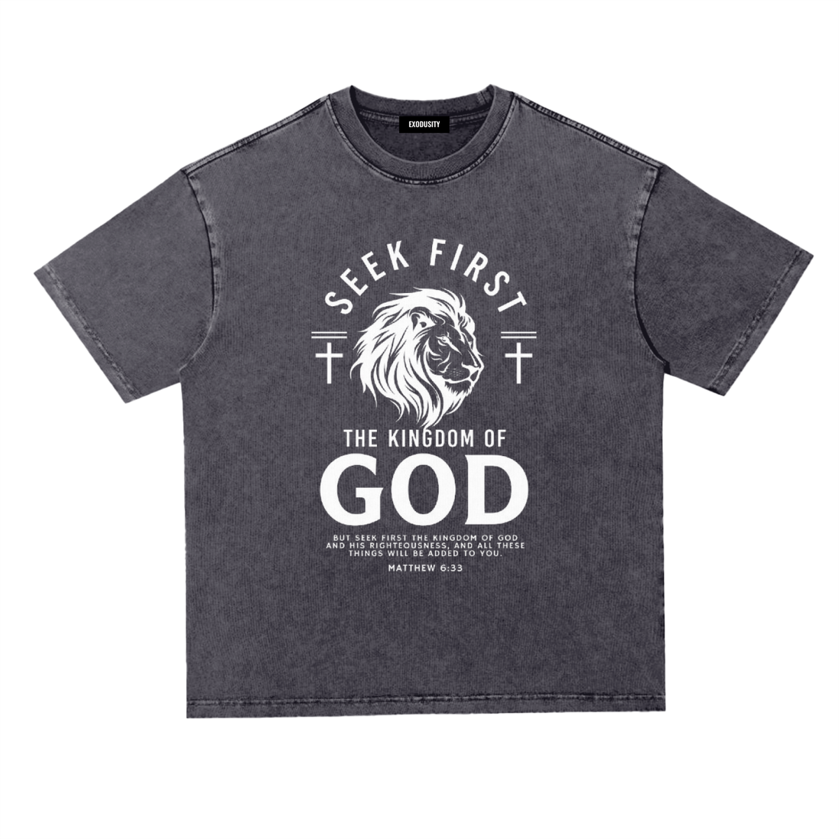 Snow Washed Heavyweight Oversize T-Shirt
