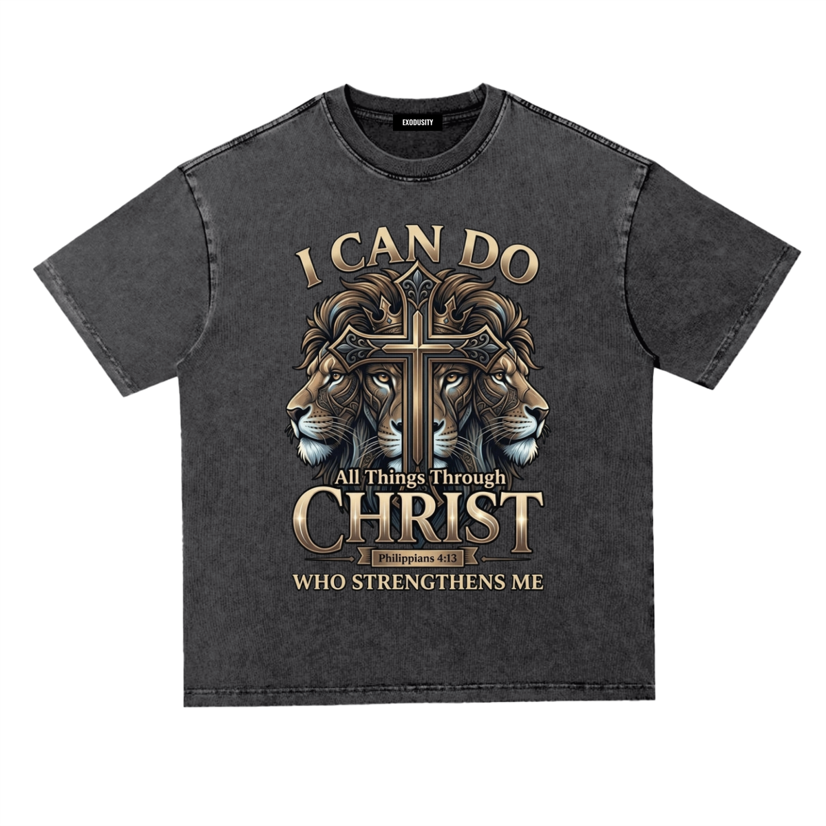 Snow Washed Heavyweight Oversize T-Shirt
