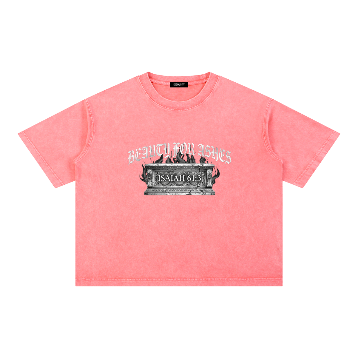 Mineral Wash Boxy Cotton T-Shirt