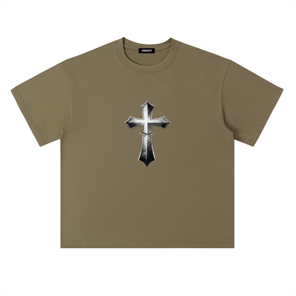 Heavyweight Drop Shoulder Cotton T-Shirt