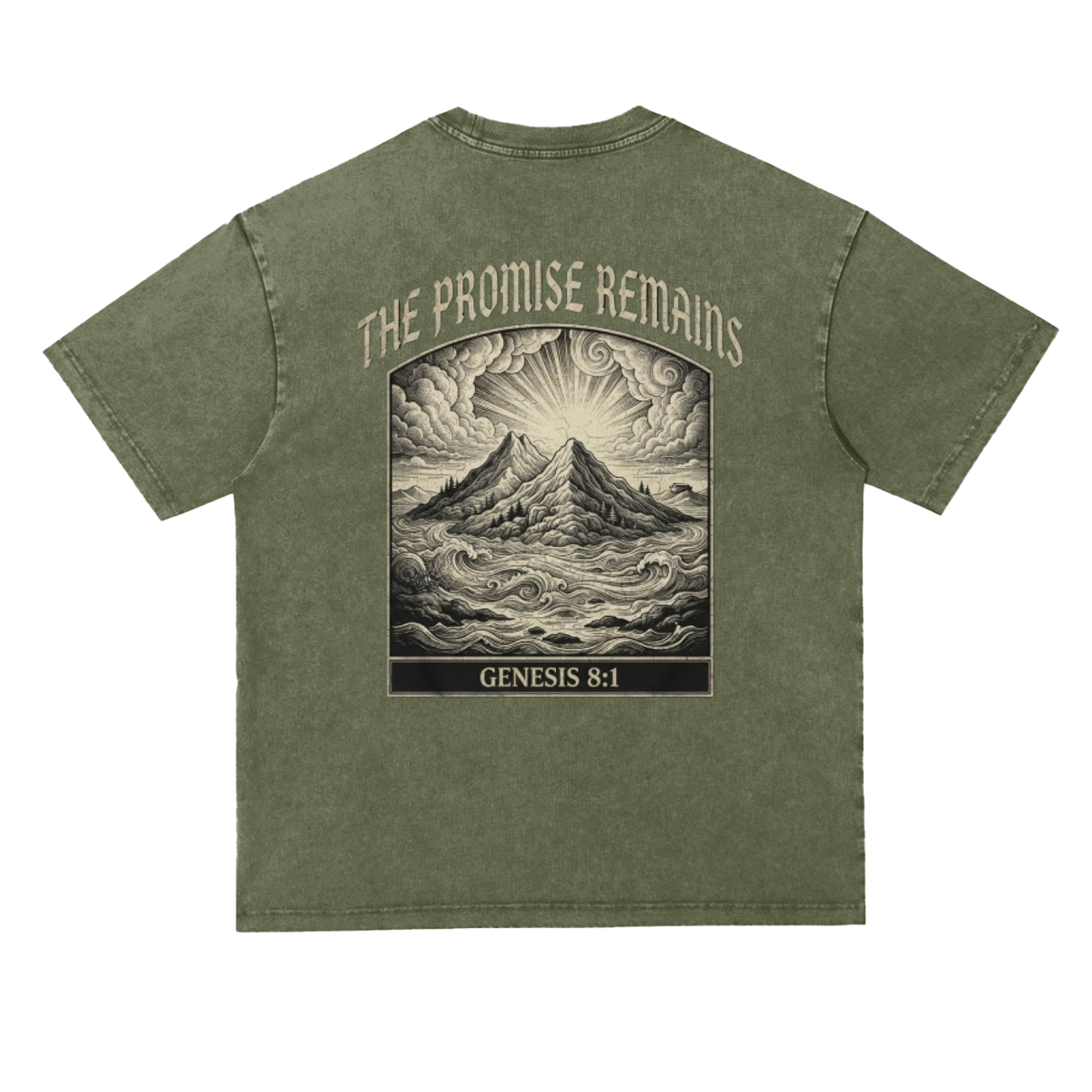 Snow Washed Heavyweight Oversize T-Shirt