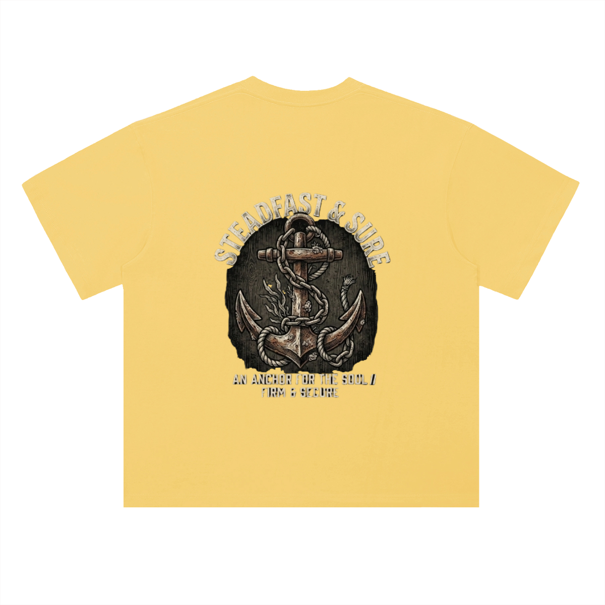 Heavyweight Drop Shoulder Cotton T-Shirt