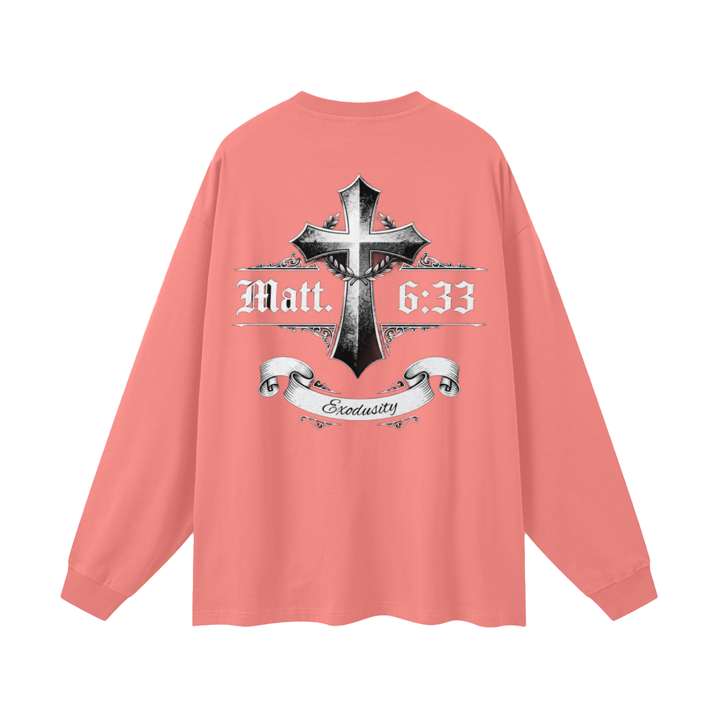 Oversized Unisex Long Sleeve T-Shirt