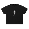 Heavyweight Drop Shoulder Cotton T-Shirt