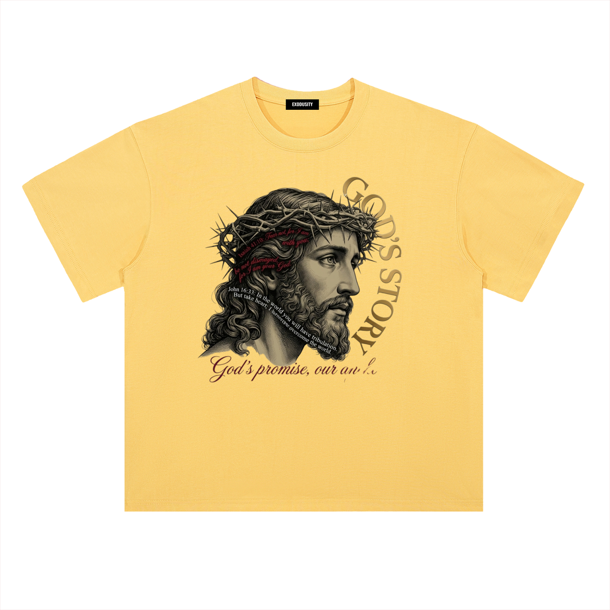 Heavyweight Drop Shoulder Cotton T-Shirt