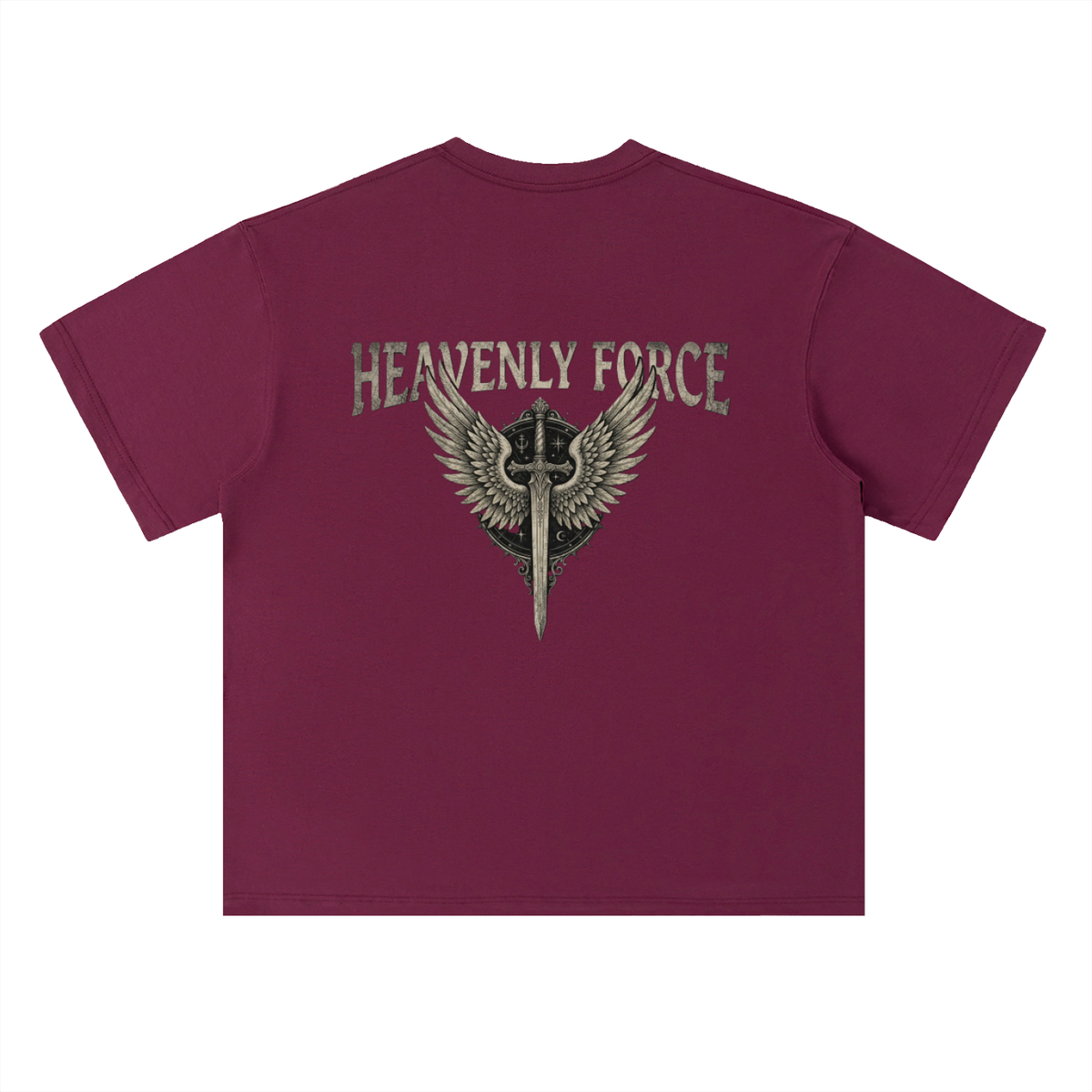 Heavyweight Drop Shoulder Cotton T-Shirt