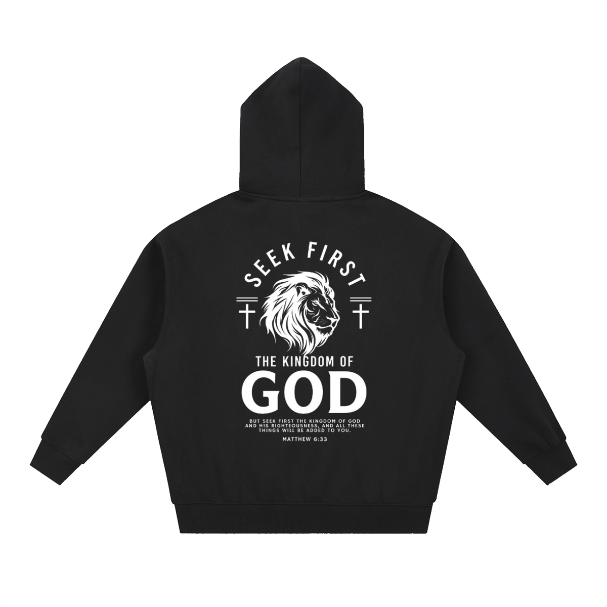 Essential Oversized Boxy Fit Fleece Hoodie