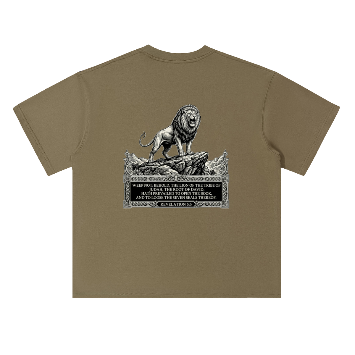 Heavyweight Drop Shoulder Cotton T-Shirt