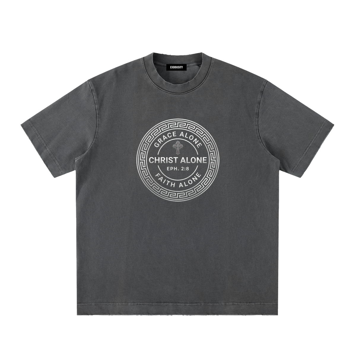 Heavyweight Vintage Washed Frayed T-Shirt
