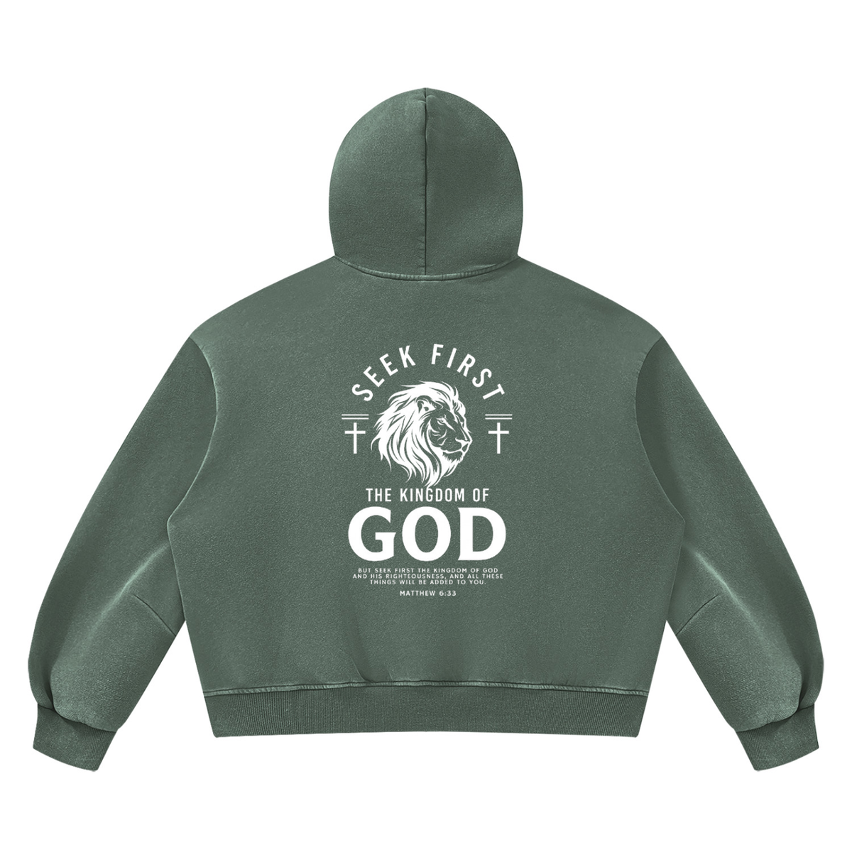 Unisex Vintage Wash Boxy Fleece Hoodie