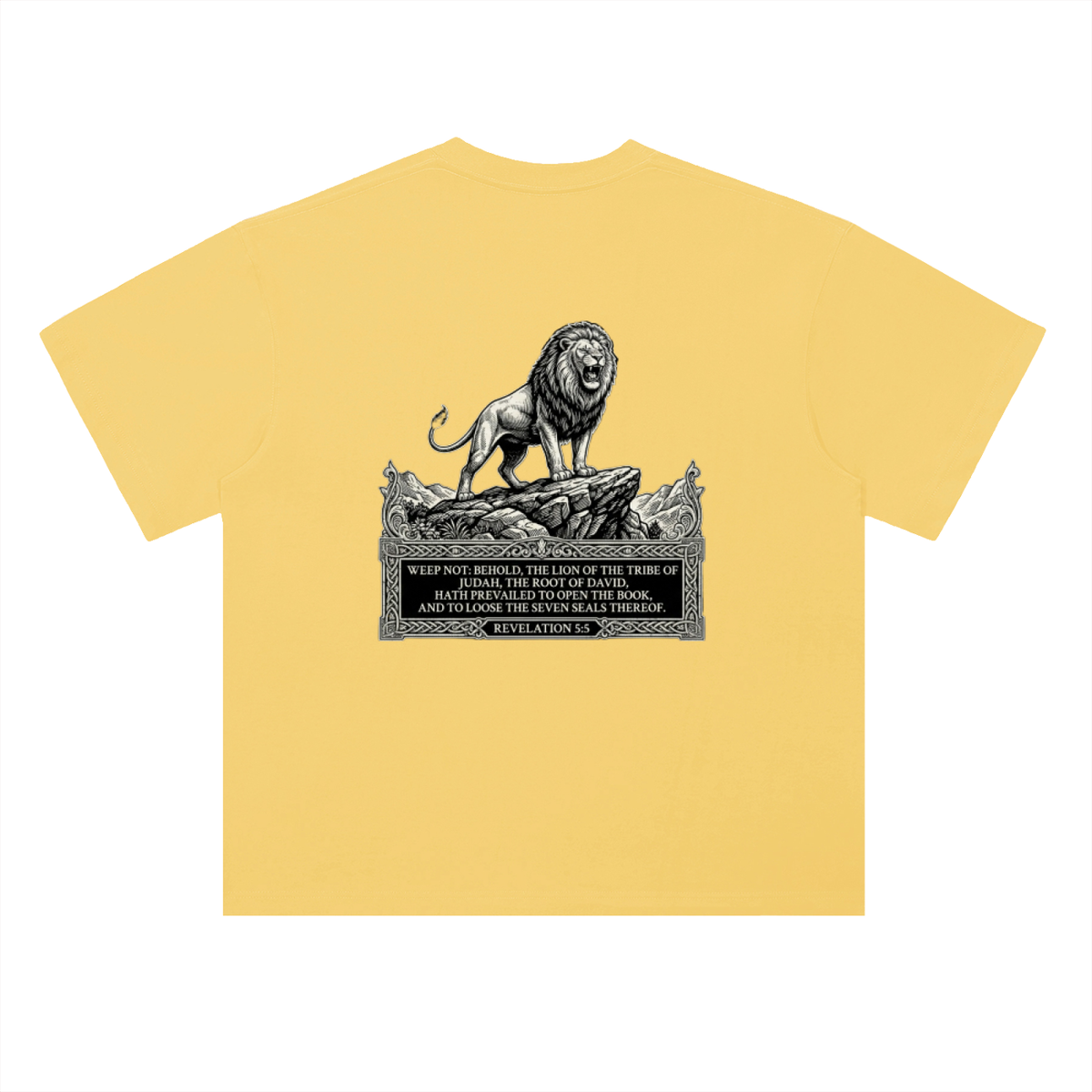 Heavyweight Drop Shoulder Cotton T-Shirt