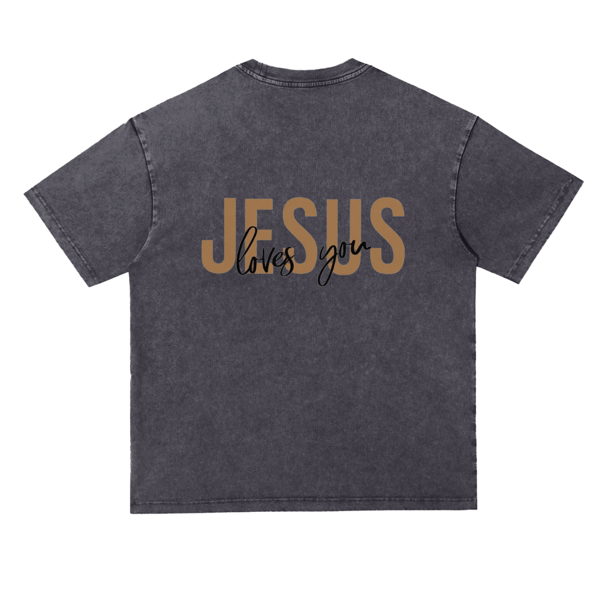 Snow Washed Heavyweight Oversize T-Shirt