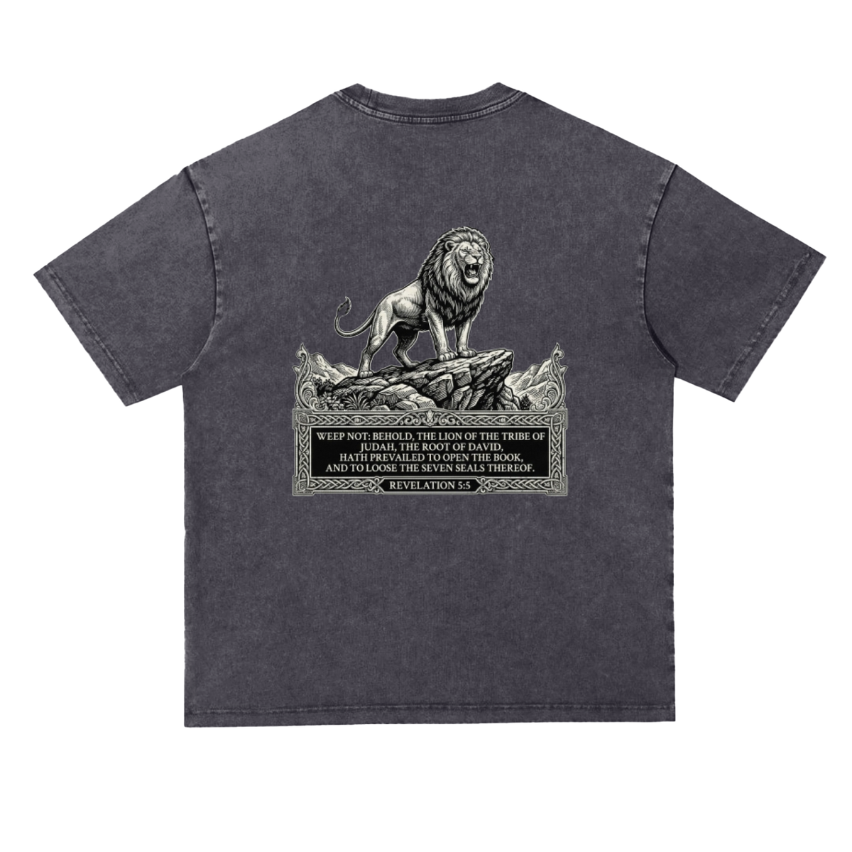 Snow Washed Heavyweight Oversize T-Shirt