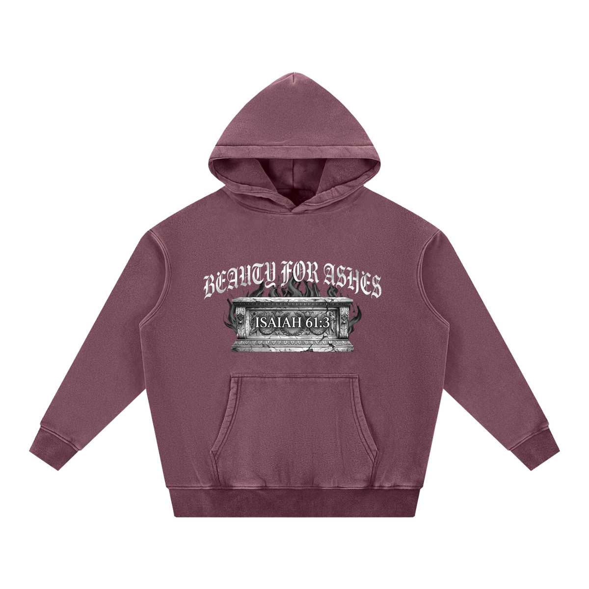 Snow Wash Fleece Oversize Hoodie