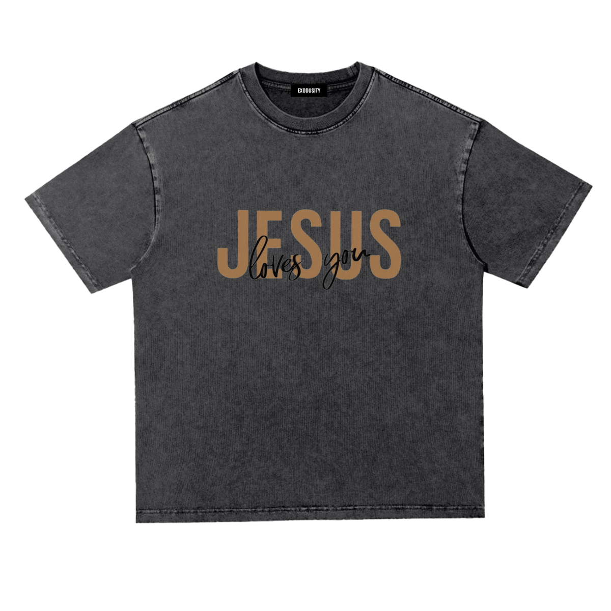 Snow Washed Heavyweight Oversize T-Shirt