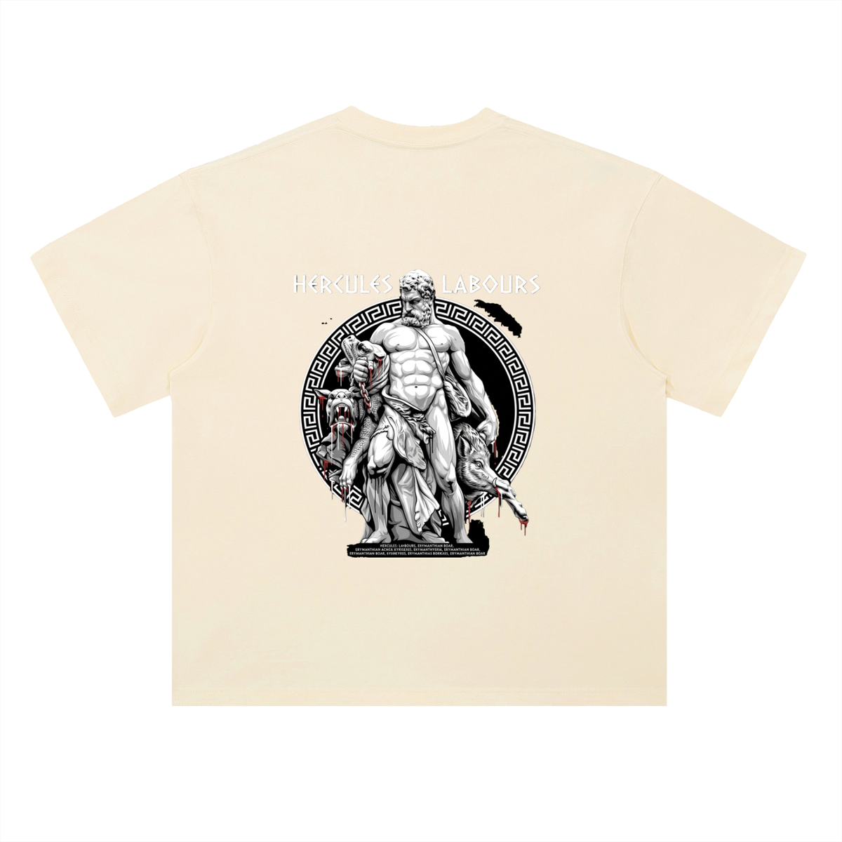 Heavyweight Drop Shoulder Cotton T-Shirt
