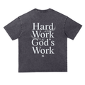 Snow Washed Heavyweight Oversize T-Shirt