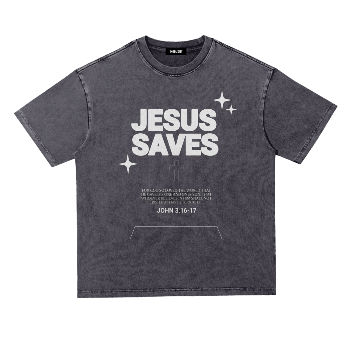 Snow Washed Heavyweight Oversize T-Shirt