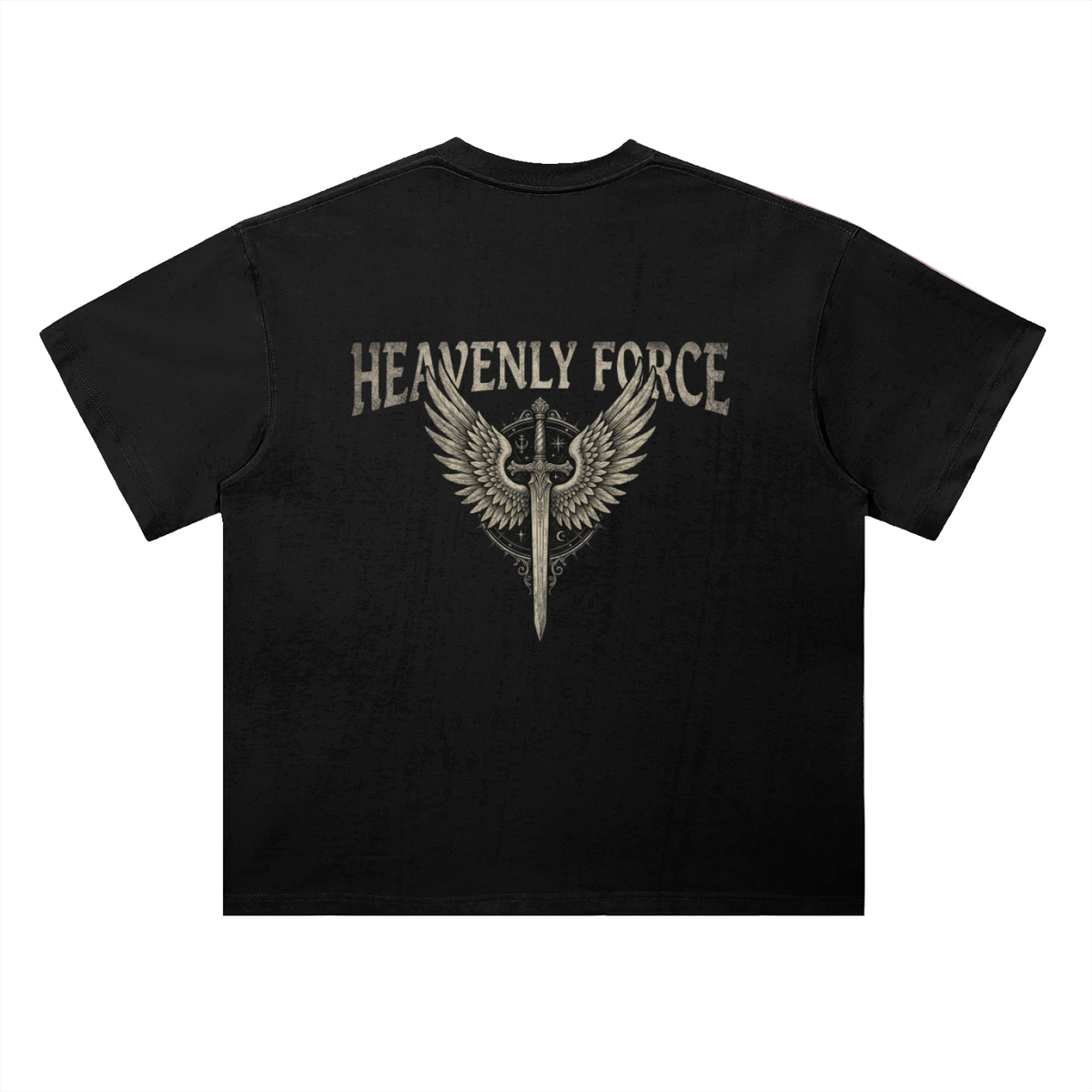 Heavyweight Drop Shoulder Cotton T-Shirt