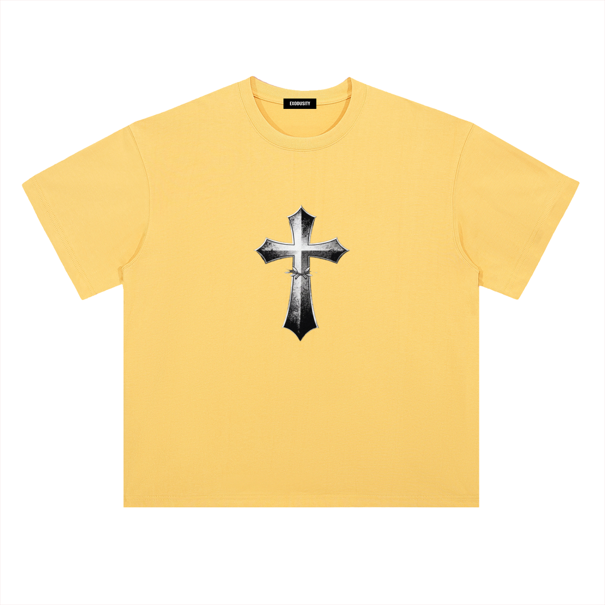 Heavyweight Drop Shoulder Cotton T-Shirt