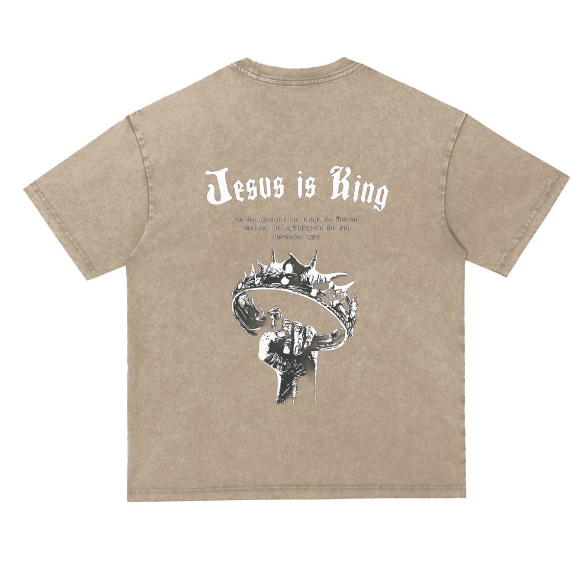 Snow Washed Heavyweight Oversize T-Shirt