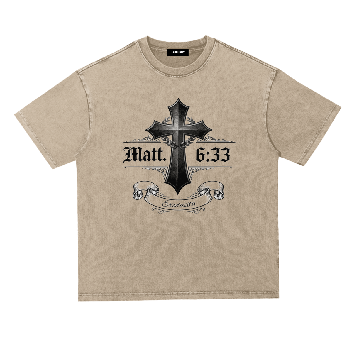 Snow Washed Heavyweight Oversize T-Shirt