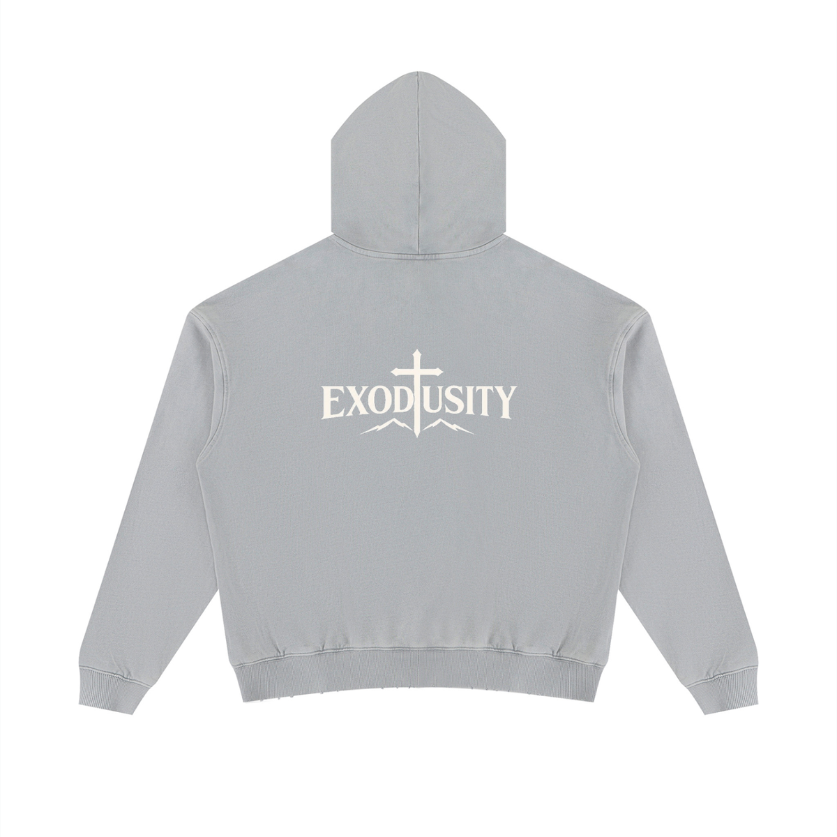 Unisex Mineral Wash Distressed Hoodie