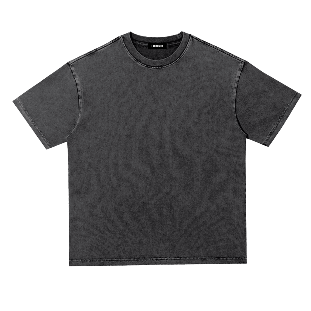 Snow Washed Heavyweight Oversize T-Shirt