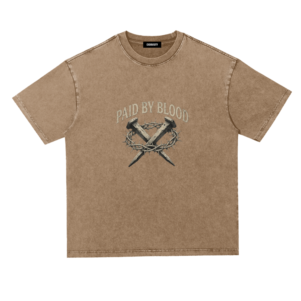 Snow Washed Heavyweight Oversize T-Shirt