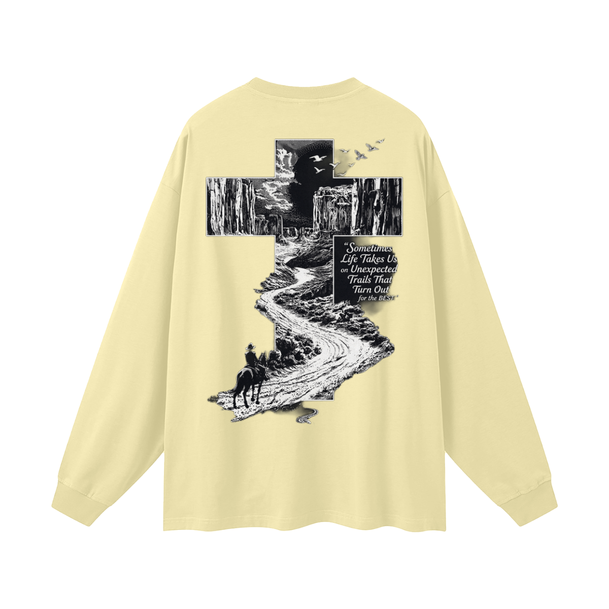 Oversized Unisex Long Sleeve T-Shirt