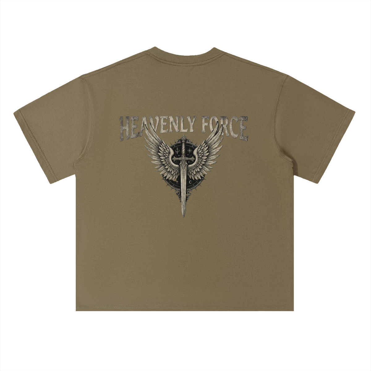Heavyweight Drop Shoulder Cotton T-Shirt