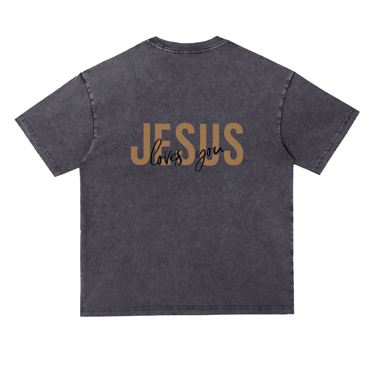 Snow Washed Heavyweight Oversize T-Shirt