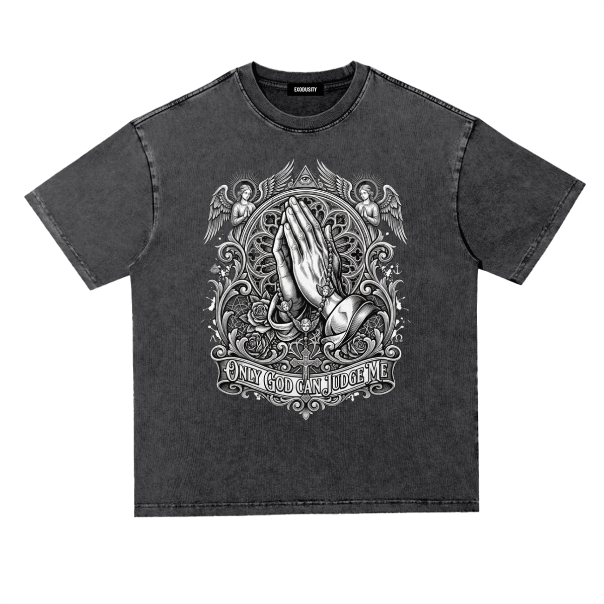 Snow Washed Heavyweight Oversize T-Shirt